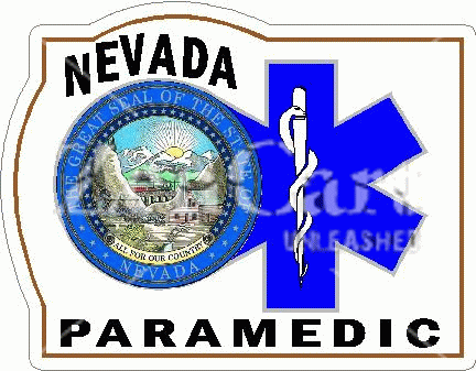 Nevada Paramedic Decal