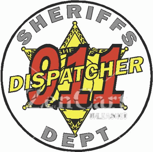 Sheriffs Dept 911 Dispatcher Decal