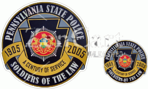 Pennsylvania State Police Decal