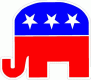 Republican Elephant Logo Decal