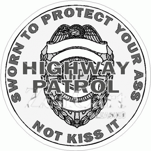 Highway Patrol Decal