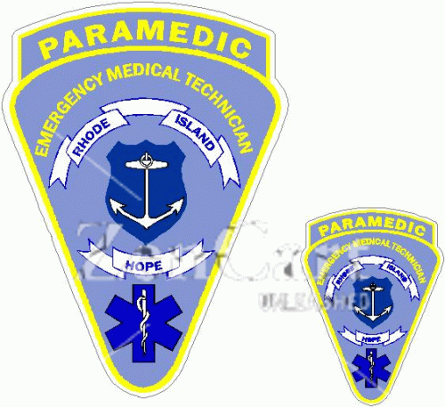 Rhode Island EMT Paramedic Decal