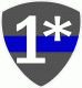 1 Ass To Risk Thin Blue Line Decal