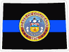 Thin Blue Line Colorado w/ State Seal Decal