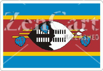 Swaziland Flag Decal