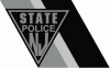 New Jersey State Police Car Logo (Black and Grey)