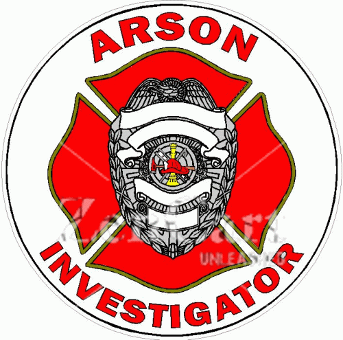 Arson Investigator Decal
