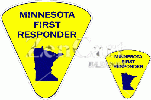 Minnesota First Responder Decal
