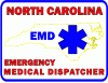 North Carolina Emergency Medical Dispatcher Decal