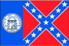 Georgia State Flag Decal