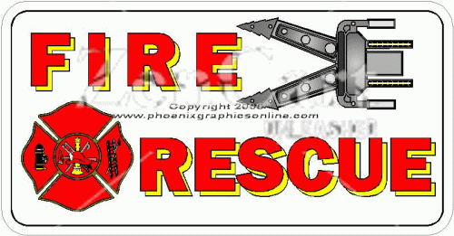 Fire - Rescue Decal