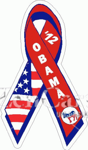 Obama 2012 Democrat Decal