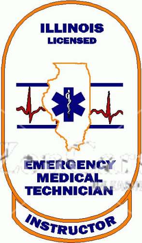 Illinois EMT Instructor Decal