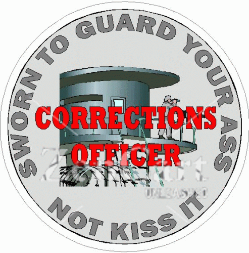 Corrections Officer Sworn To Guard Decal