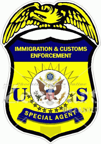 U.S. Immigration & Customs Enforcement Badge Decal