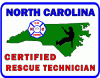 North Carolina Certified Rescue Technician Decal