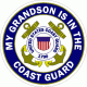 My Grandson Is In The Coast Guard Decal