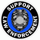 Thin Blue Line Support Law Enforcement Decal