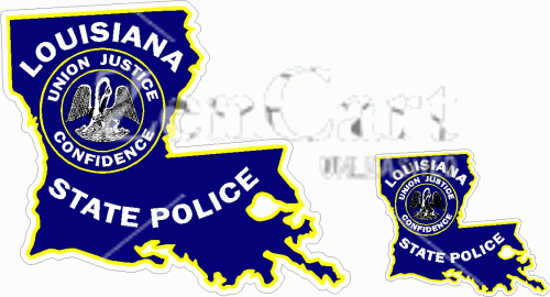 Louisiana State Police Decal