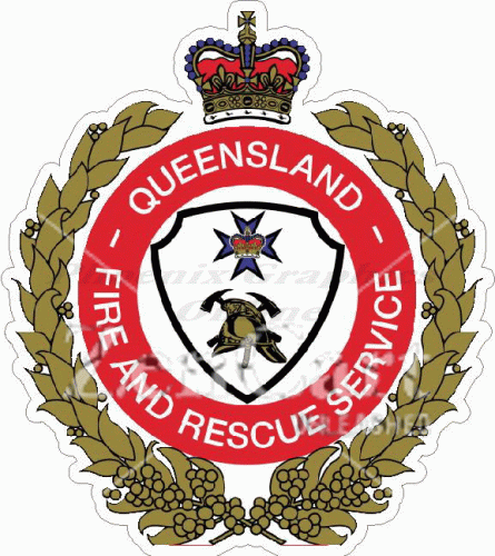Queensland Fire And Rescue Service Decal