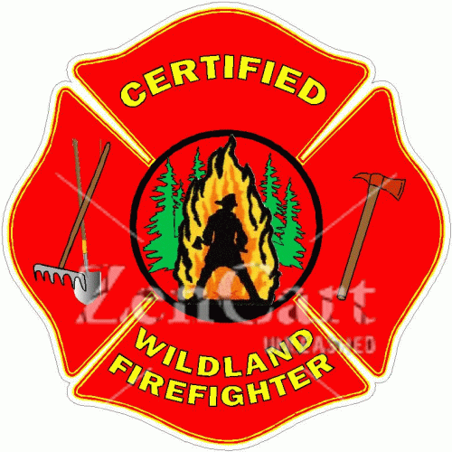 Certified Wildland Firefighter Decal