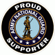 Army National Guard Proud Supporter Decal