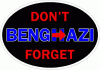 Don't Forget Benghazi Decal