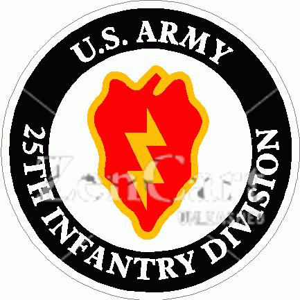 US Army 25th Infantry Division Decal