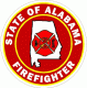 State Of Alabama Firefighter Decal