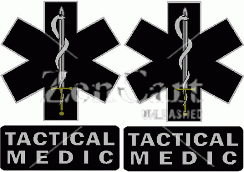 Tactical Medic Decal Set