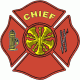 Chief Fire Dept Decal