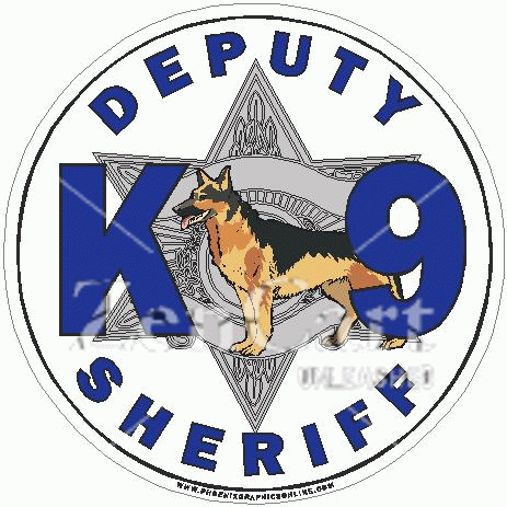 Deputy Sheriff K-9 Decal