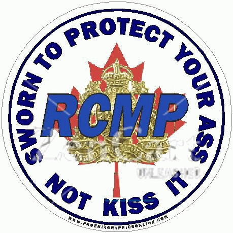 RCMP Swprn To Protect Decal