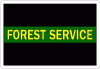 Thin Green Line Forest Service Decal