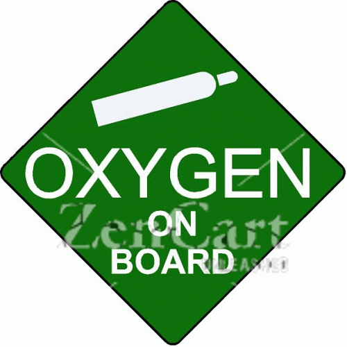Oxygen On Board Decal
