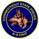 Connecticut State Police K-9 Unit Decal