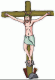 Jesus On Cross Religious Decal