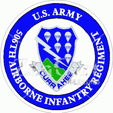 US Army 506th Airborne Infantry Regiment Decal