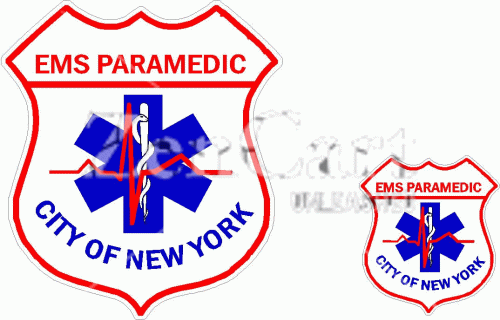 City Of New York EMS Paramedic Decal