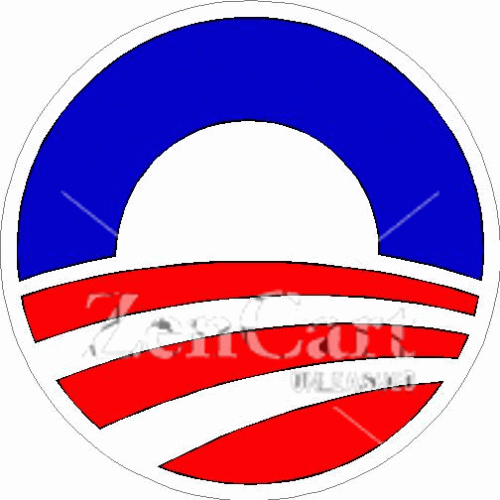 Obama Presidential Democratic Logo Decal