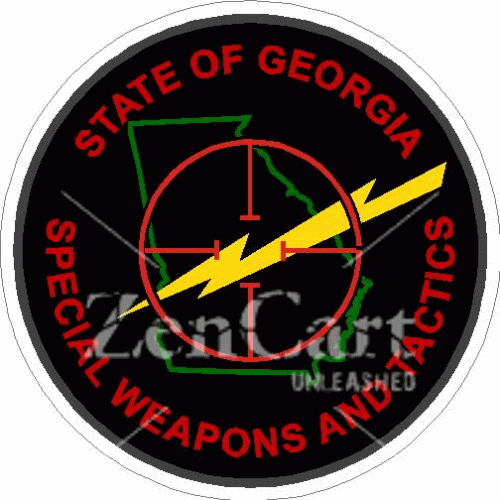 State Of Georgia Special Weapons & Tactics Decal