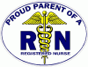 Proud Parent Of A RN Decal