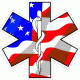 Star of Life American Flag Decal