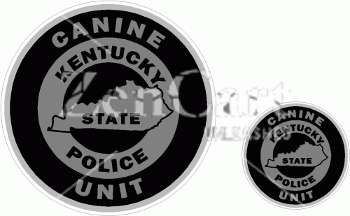 Kentucky State Police Canine Unit Decal