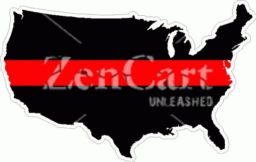 Thin Red Line America Decal