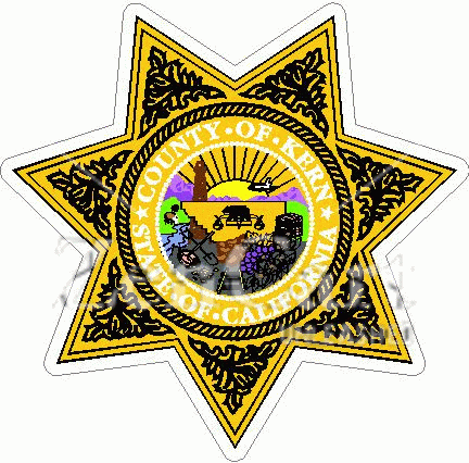 Sheriffs Dept. Kern County California Decal