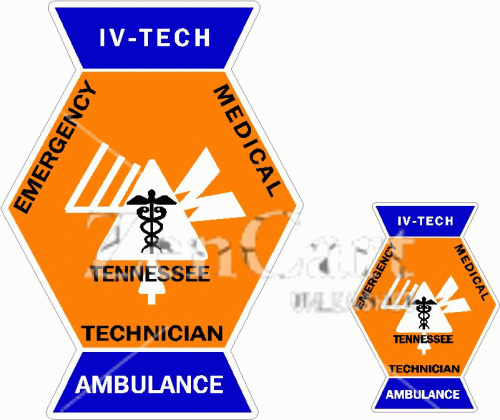 Tennessee EMT IV-Tech Decal