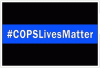 Thin Blue Line #CopsLivesMatter Decal
