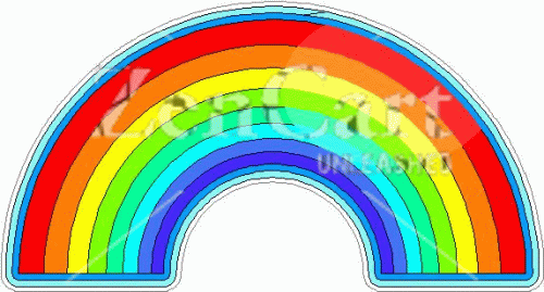 Rainbow Decal