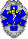 First Responder Star Of Life Badge Decal
